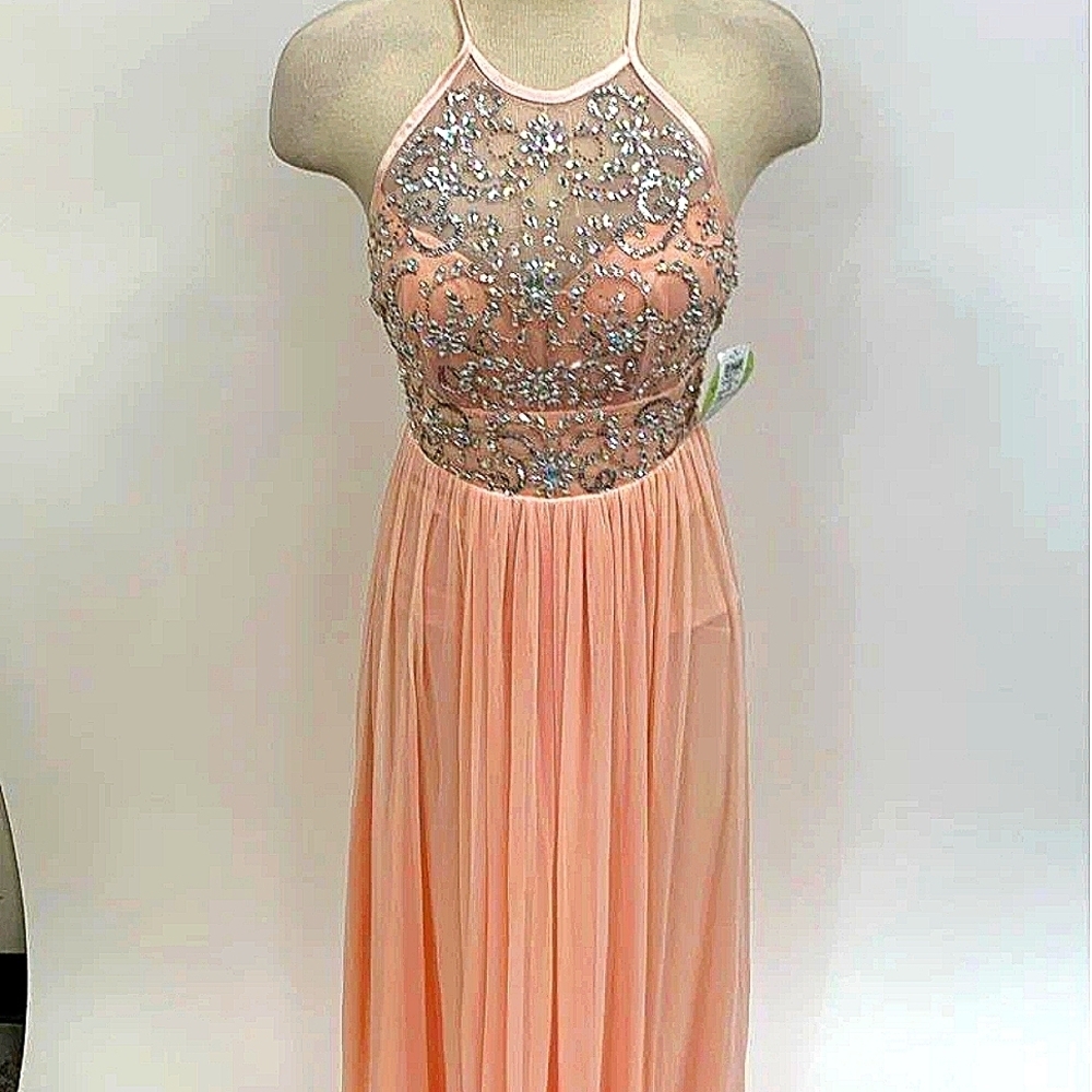 BNWT WINDSOR FORMAL Elegant Pink Embellished Dress